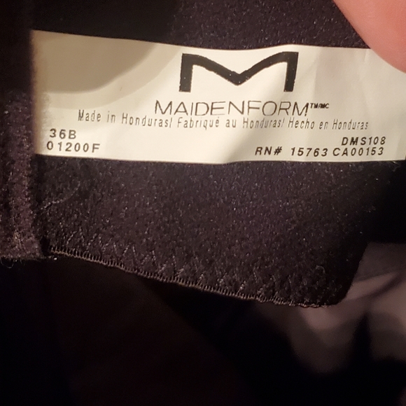 Maidenform Black Convertible Body Shaper Size 36B - Picture 7 of 11